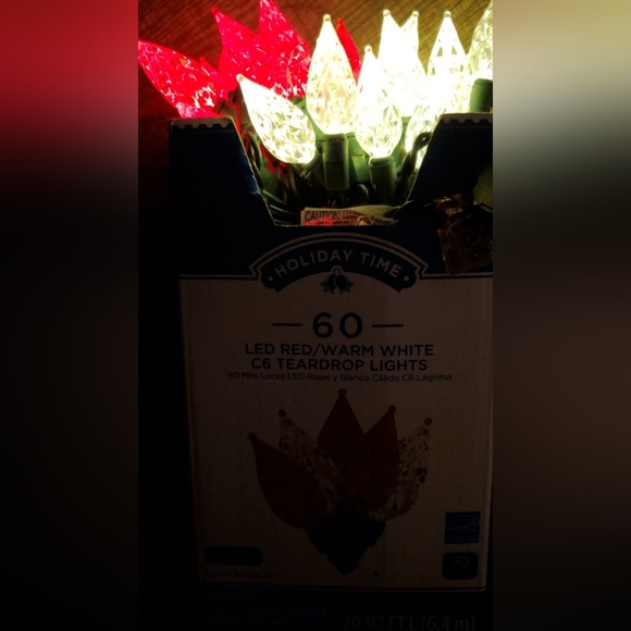 Holiday Lights Indoor & Outdoor LED Red/Warm White - Picture 8 of 8